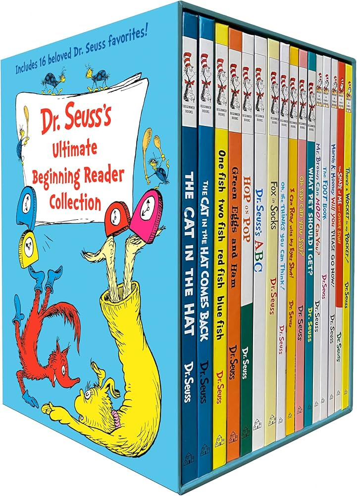 Dr. Seuss's Ultimate Beginning Reader Boxed Set Collection: Includes 16 Beginner Books and Bright... | Amazon (US)