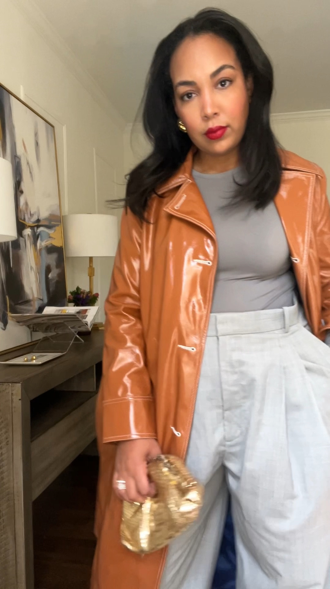 30 Outfits 30 Days: Day 25 - were in the home stretch! Are you guys tired of these pants yet because I’m not. They’re still on sale! I’m trying to convince myself not to get a third color 😅 

#LTKWorkwear #LTKMidsize #LTKVideo