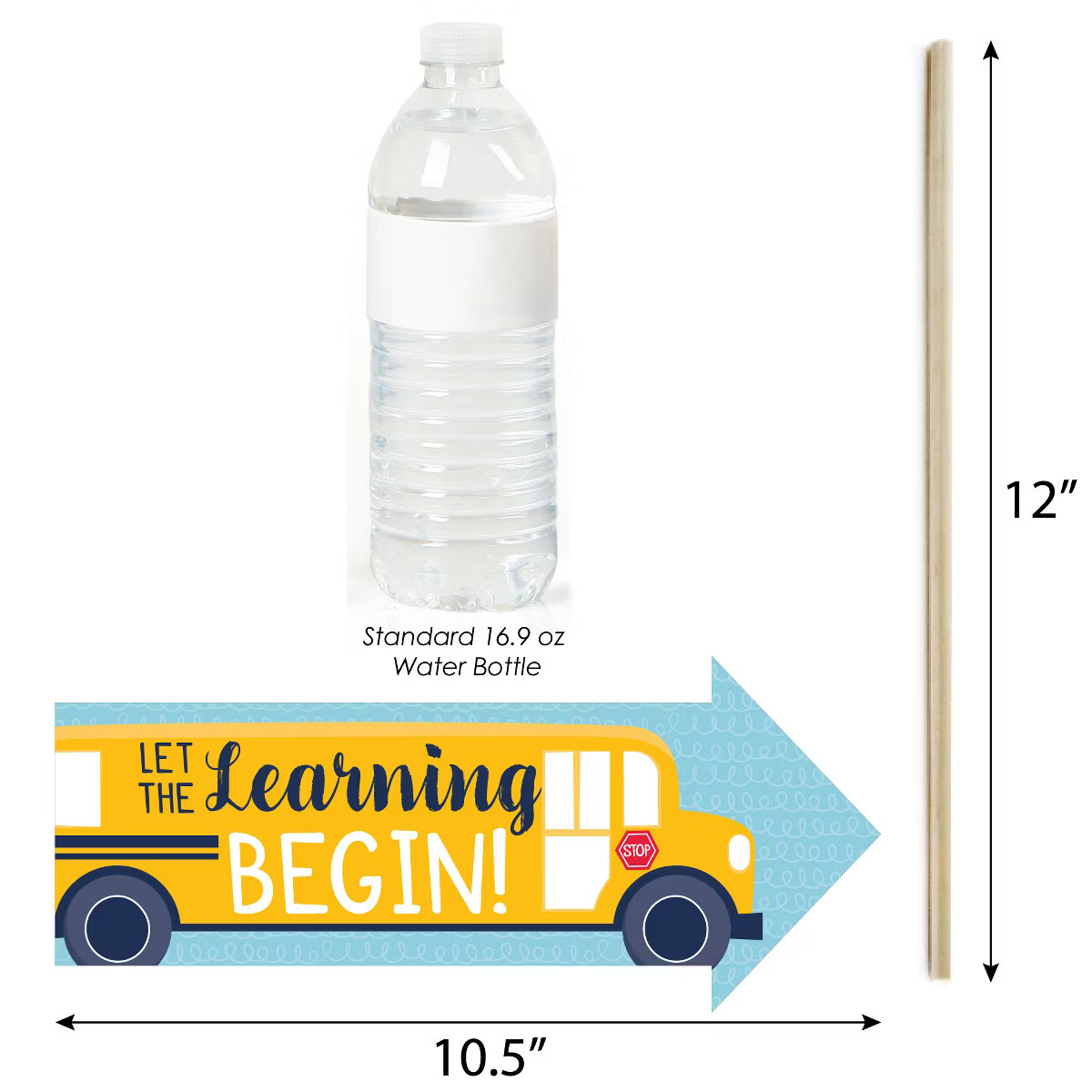 Big Dot of Happiness Funny First Day of School - Back to School Classroom Decorations Photo Booth... | Target