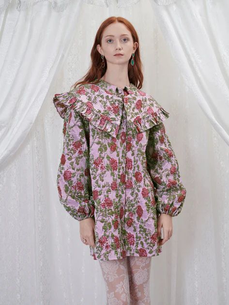 Wallpaper Jacquard Mini Dress | Sister Jane (UK)