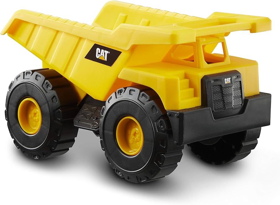 CAT Construction Toys, 15" Dump Truck Toy, Ages 3+, Sturdy Plastic, No Batteries Required, Cat Co... | Amazon (US)