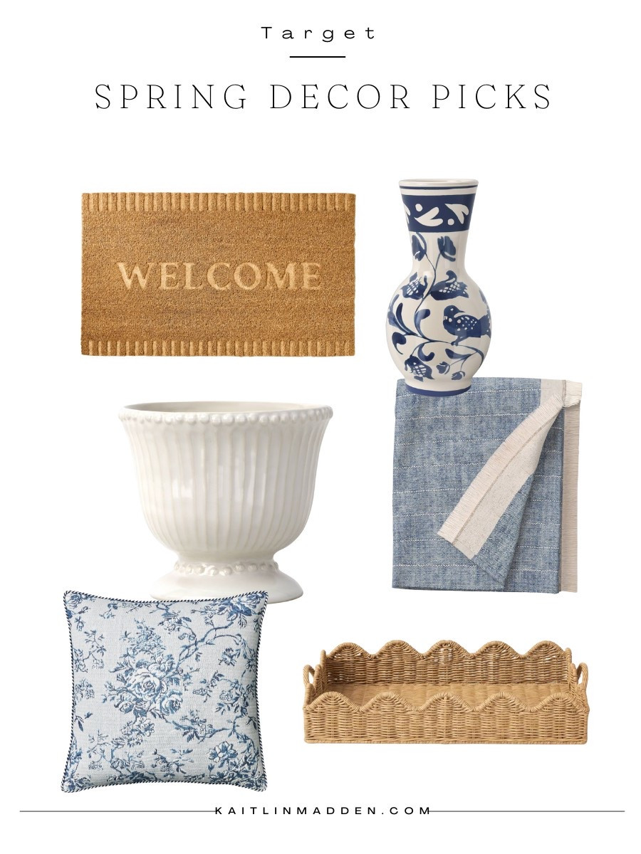 Target spring decor picks in blue & white 

#LTKHome #LTKSeasonal