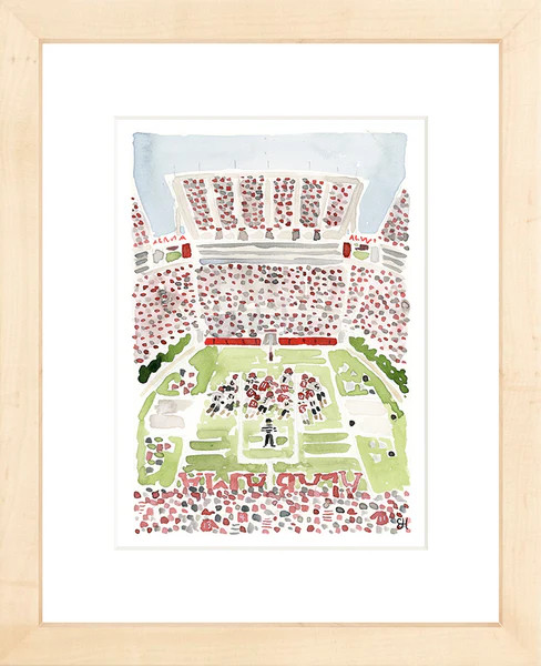 "Bryant-Denny Stadium" Fine Art Print | Evelyn Henson