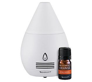 SpaRoom Mini Scentifier and Orange Oil Fan Diffuser | QVC