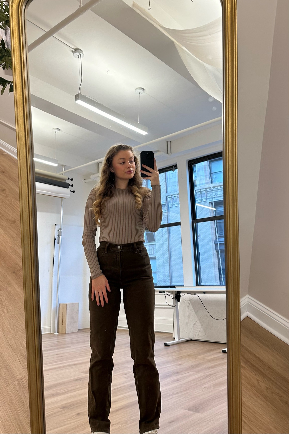 neutral outfit, brown jeans, tan sweater, brown jeans outfit, winter outfit, work outfit, abercrombie jeans, abercrombie curve love jeans, abercrombie 90s straight jeans, best jeans, abercrombie outfit, outfit inspo, neutral outfit inspo, brown sweater, creat sweater, sweater outfit, fall outfitts

#LTKMostLoved #LTKfindsunder50 #LTKstyletip