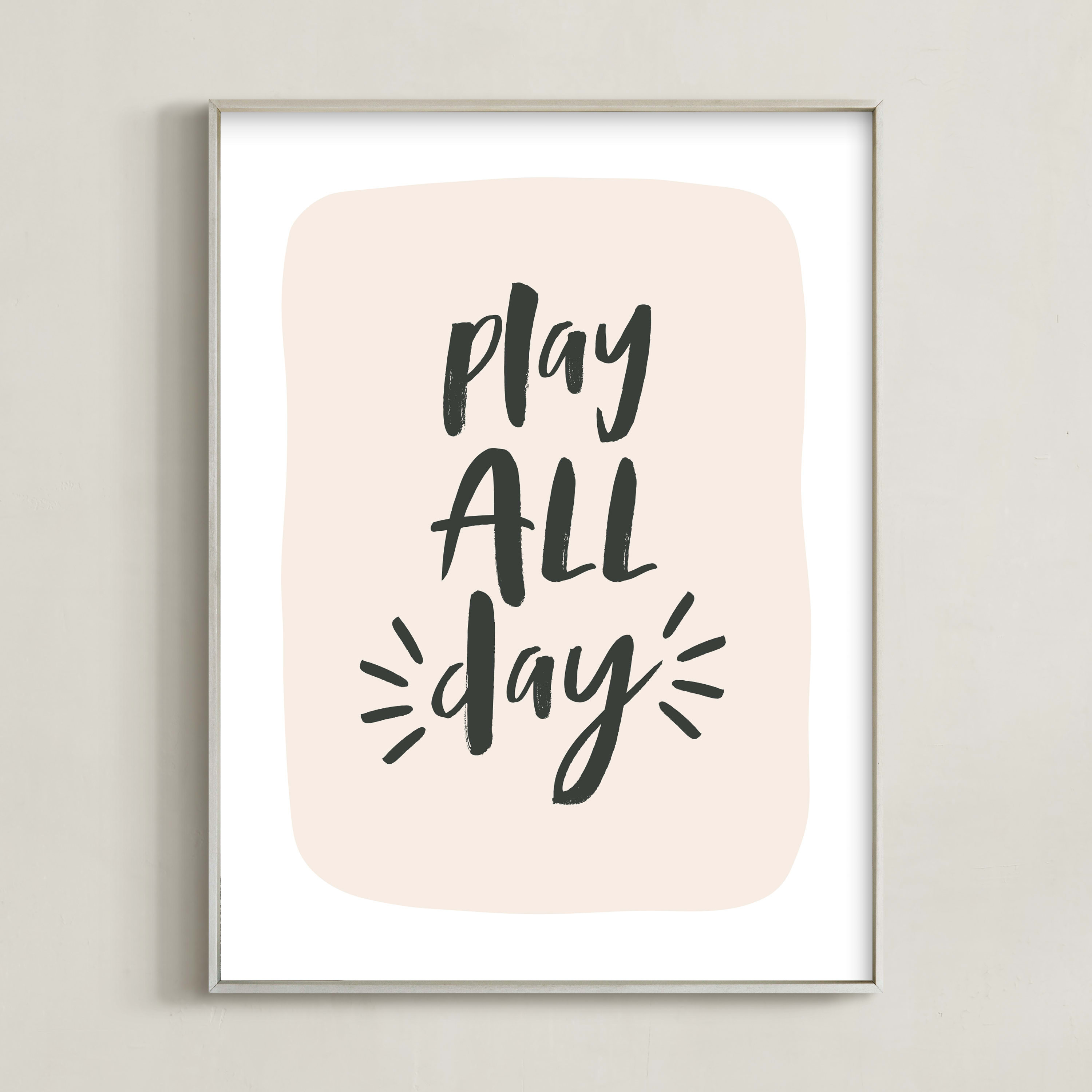 "Night & Day I" - Kids Open Edition Non-custom Art Print by Erica Krystek. | Minted