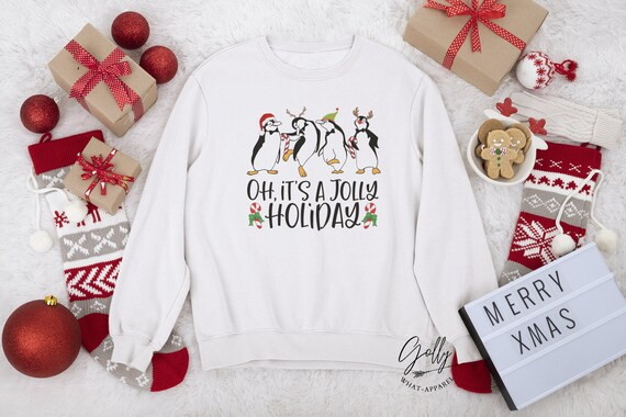Jolly Holiday Sweatshirt  Disney Holiday Sweatshirt  | Etsy | Etsy (US)