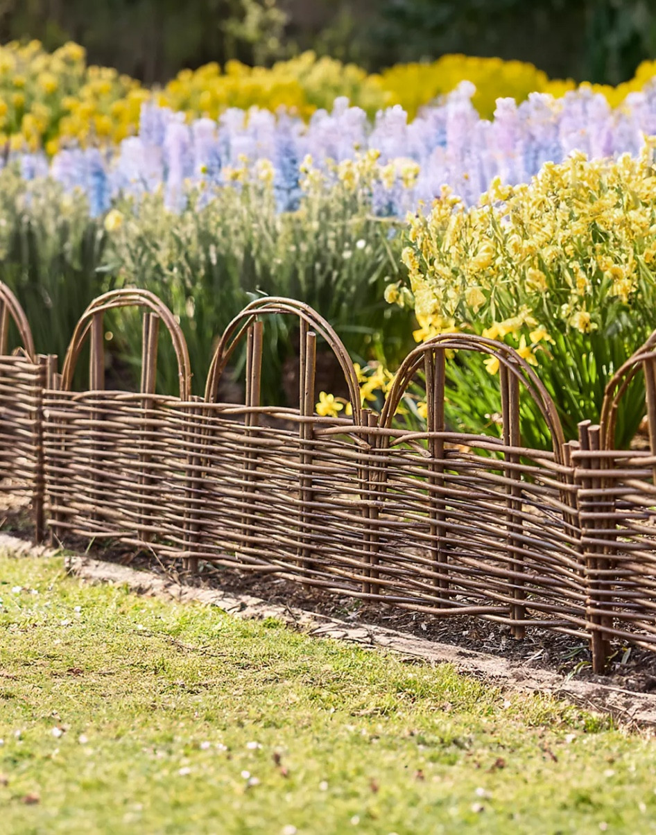 Transform Your Garden with Terrain Natural Willow Branch Border Fencing! 

Looking for a decorative and practical solution to enhance your garden? This intricately woven border fencing, made from natural willow branches, is the perfect choice! Whether you're looking to divide garden beds or support your climbing plants, this fencing does it all with style and ease.

Why you'll love it:
**Natural Beauty: Crafted from 100% natural willow branches, fencing blends seamlessly into any garden setting.
**Functional Design: It's not just about looks—this fencing provides sturdy support for your plants and helps keep your garden beds neatly divided.
**Easy Installation: With the included stakes, placing your fence in the garden is a breeze. 
 **Flexible Sizing: Need a longer fence line? Simply connect multiple panels to fit your space perfectly.

Add a touch of elegance and functionality to your garden today. Shop now and elevate your outdoor space with the beautiful willow branch border fencing from Anthro Living.

#GardenDesign #NaturalFencing #WillowBranchFencing #GardenDecor #OutdoorLiving

#LTKFindsUnder100 #LTKHome #LTKSeasonal
