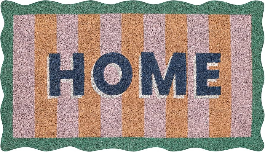 Folkulture Home Sweet Home Door Mat, Eco Friendly Mats for Front Door, 16" x 28" Inch Welcome Mat... | Amazon (US)