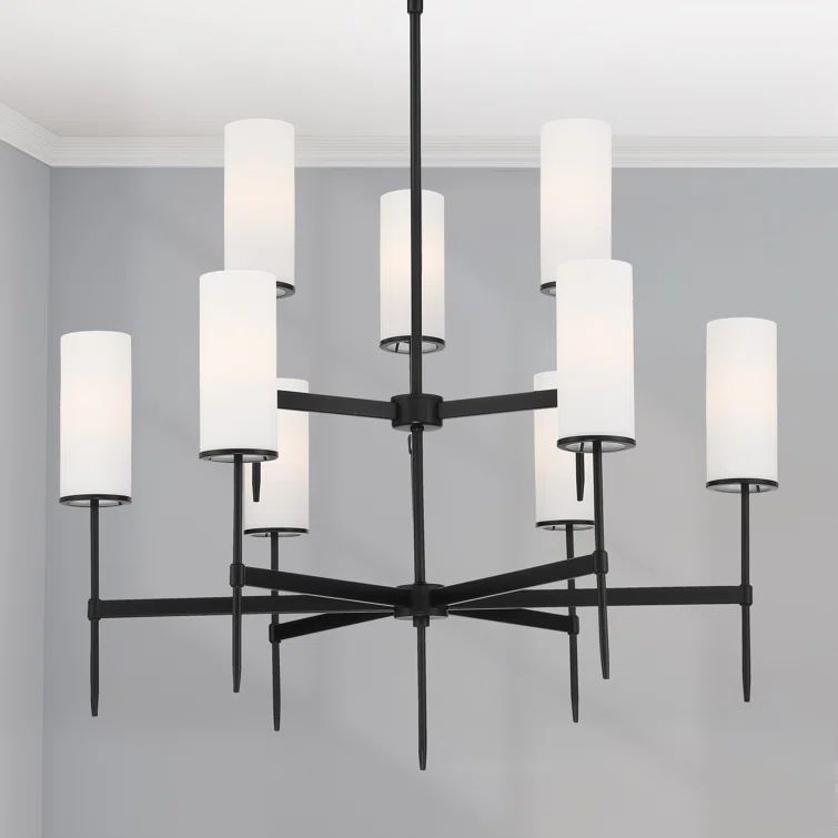 Amanraj 9 - Light Dimmable Tiered Chandelier | Wayfair North America