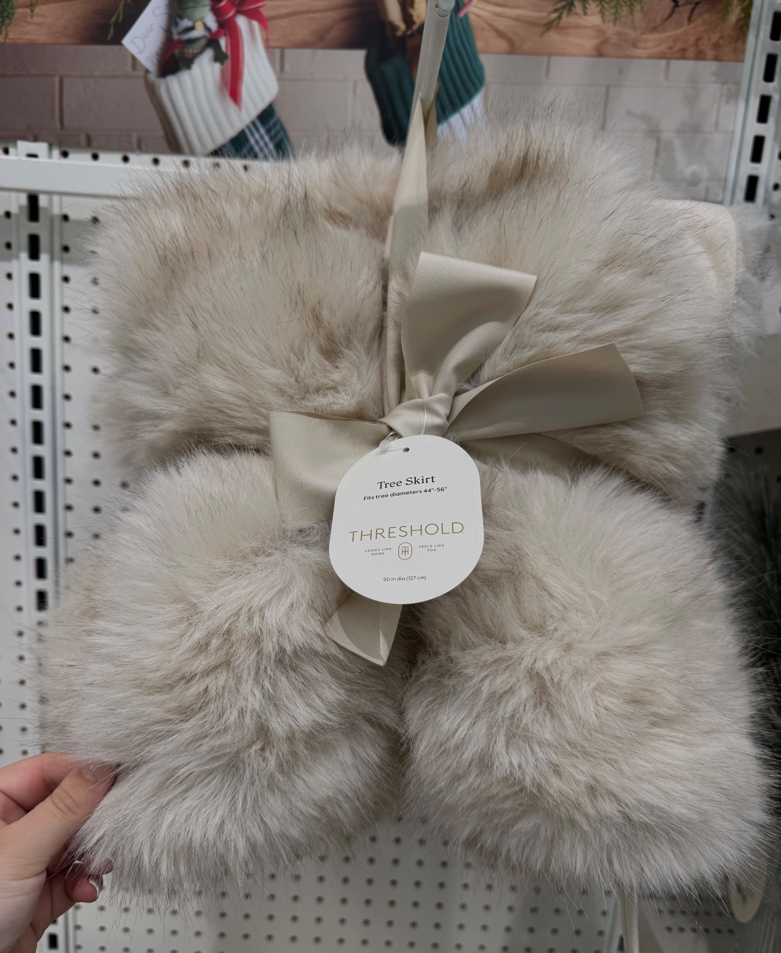 Faux Fur Christmas Tree skirts 
+ Mini & Full sizes 

#LTKHome #LTKHoliday
