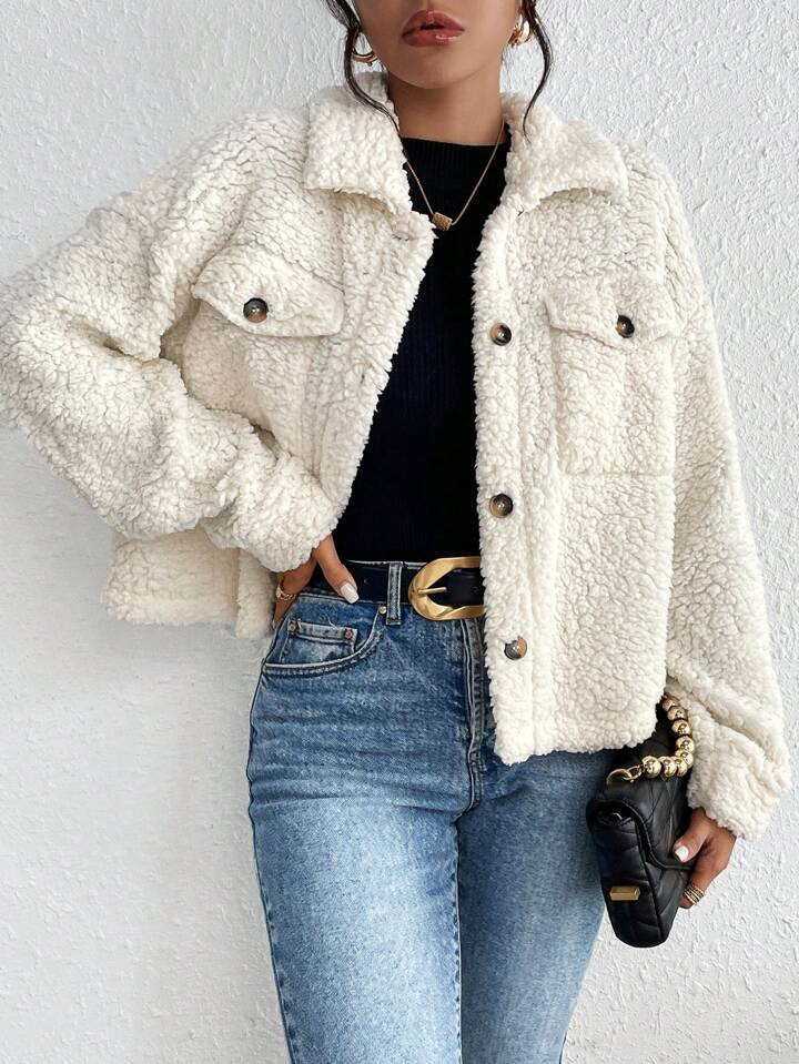Color: Apricot | SHEIN