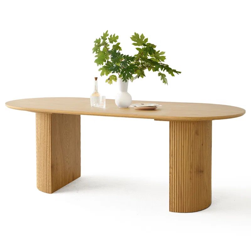 Anirudha 79" Oval Dining Table | Wayfair North America