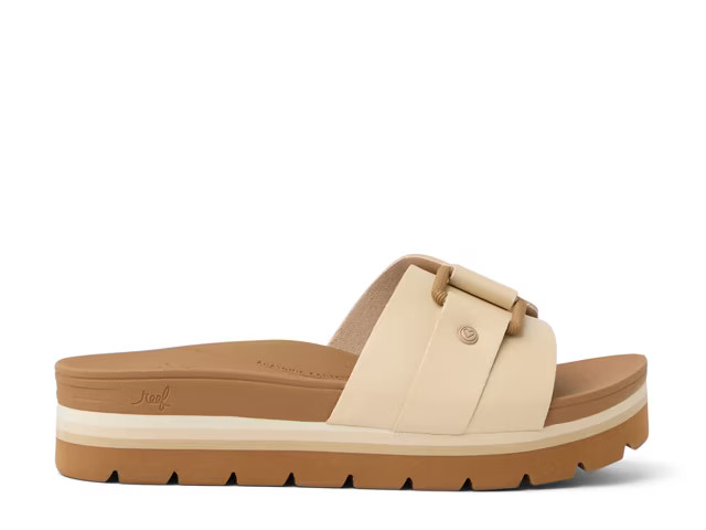 Reef Banded Horizon Buckle Slide Sandal - Women's | DSW