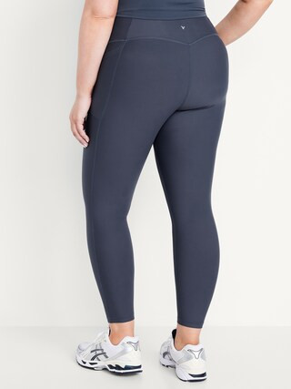 Extra-High Waisted PowerSoft Boundless 7/8 Pocket Leggings – No Front Seam | Old Navy (US)