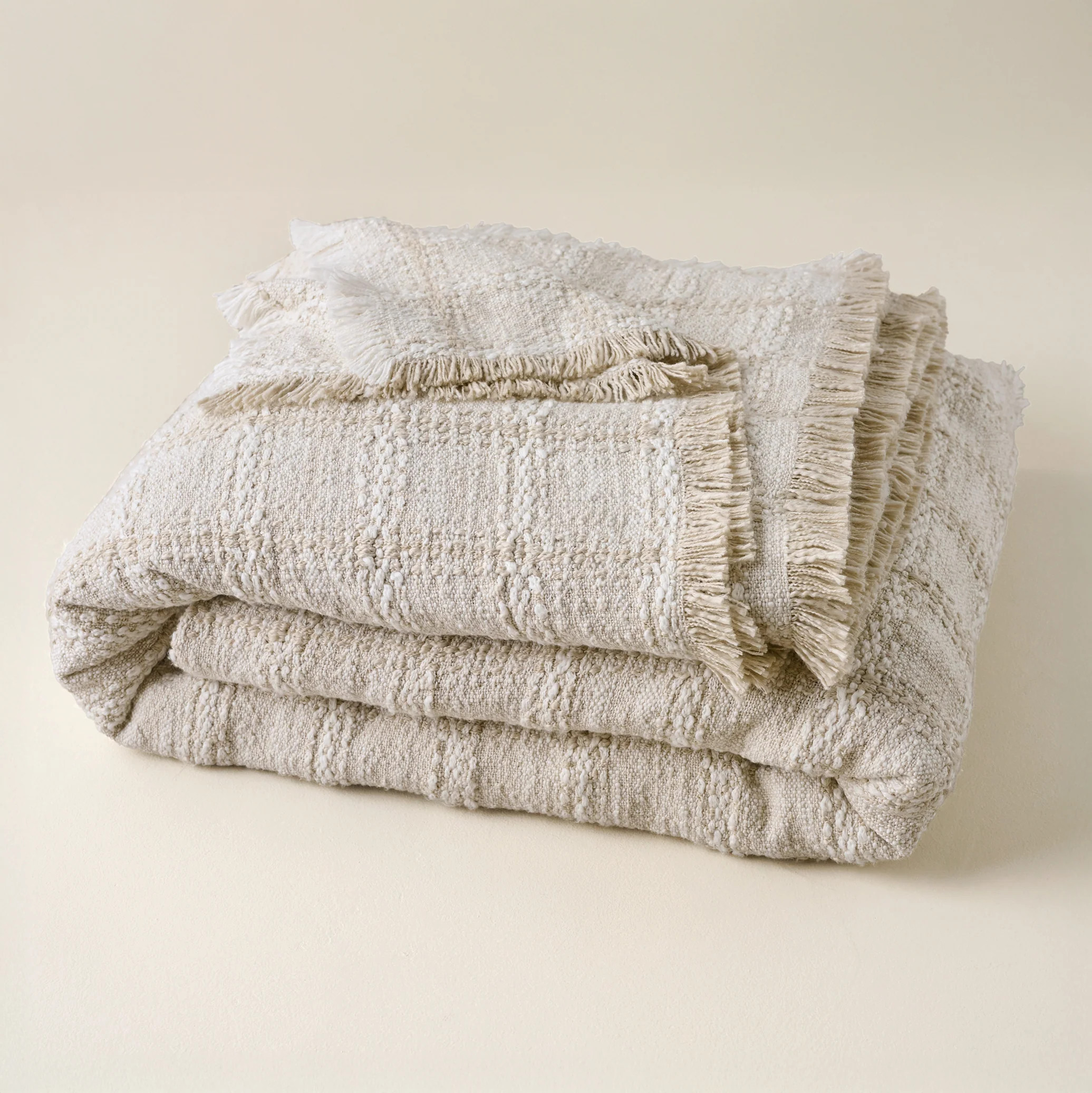 Woven Grid Coverlet | Magnolia