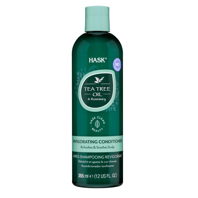 HASK Invigorating Sulfate-Free Conditioner with Tea Tree Oil & Rosemary, 12 fl oz | Walmart (US)