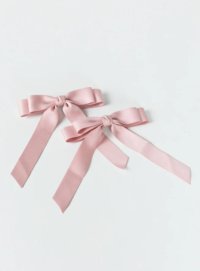 Kinski Hair Bow Pack Pink | Princess Polly US