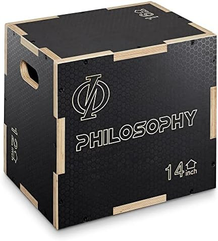 Philosophy Gym 3 in 1 Non-Slip Wood Plyo Box- Jump Plyometric Box for Training and Conditioning | Amazon (US)