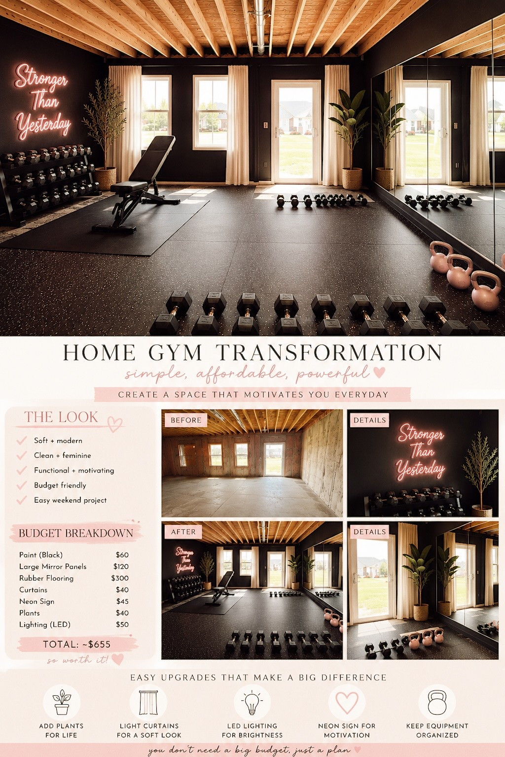 in home gym in the works 🤸‍♀️🤭💓

#LTKfitnessgoals #LTKmorningroutine #LTKActive