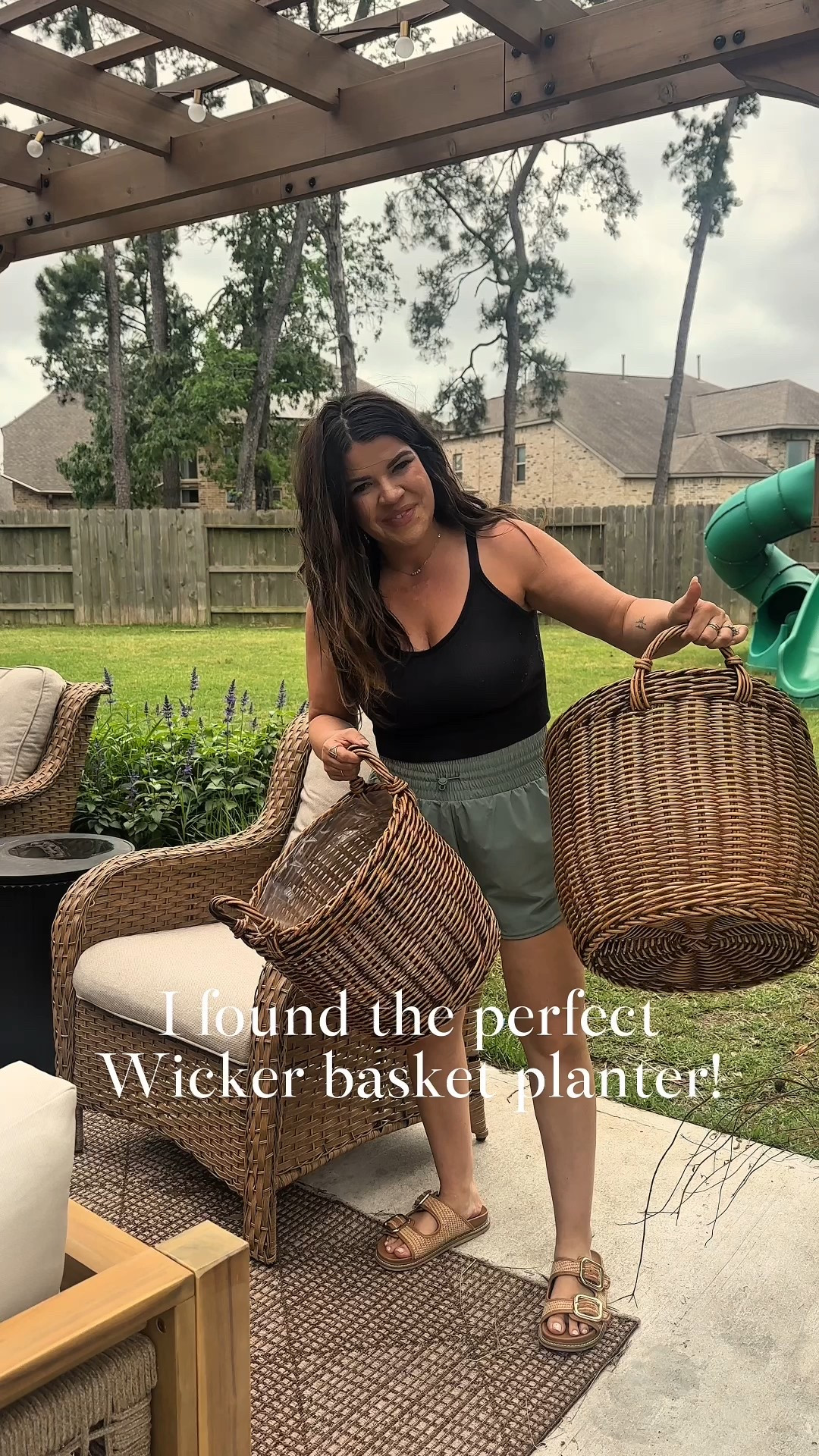 The perfect wicker basket planter! #garden #baskets #planters #outdoor #spring 

#LTKSeasonal #LTKHome #LTKU