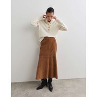 JAEGER Suede Midaxi A-Line Skirt Camel | Marks & Spencer (UK)