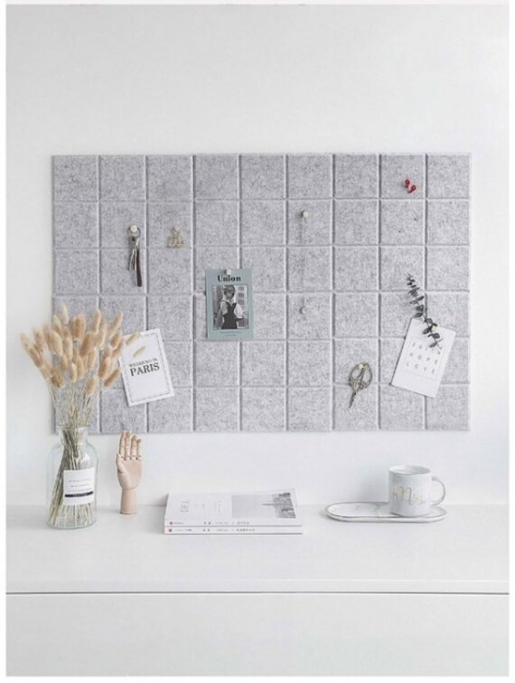 pin board| memo board | DIY colors message board | Idea board| photo wall display |felt wall bull... | Etsy (US)