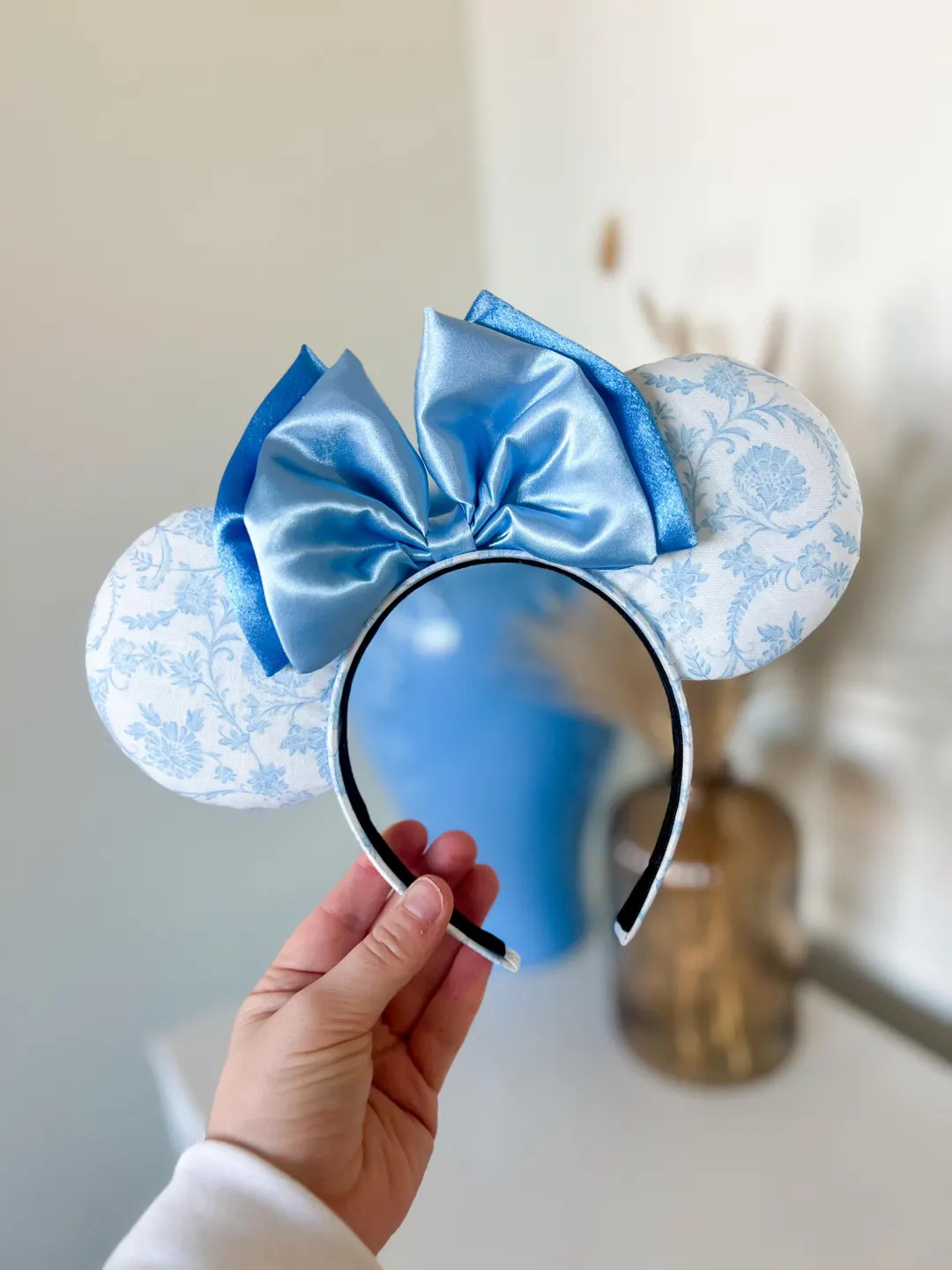 Blue Floral Princess Mouse Ears! - Etsy | Etsy (US)