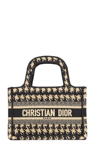 Dior Mini Book Tote Bag in Navy | FWRD 