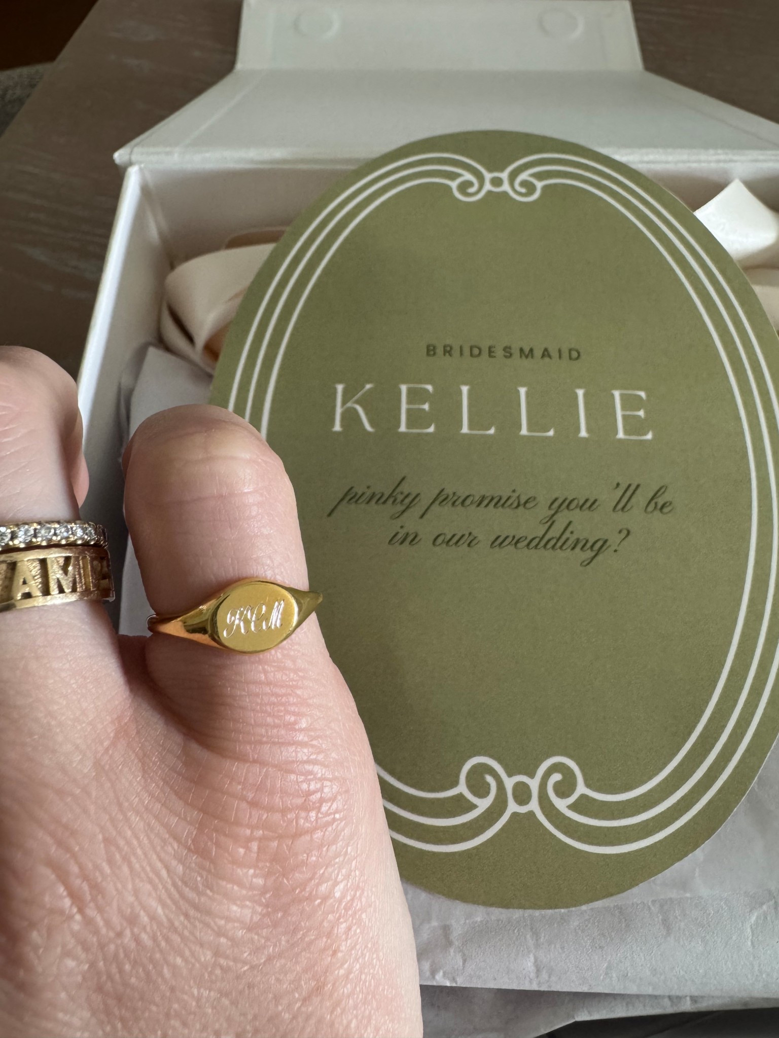 The sweetest way to pop the question to your best girlies 🤍💍 #gorjana

#LTKWedding #LTKStyleTip #LTKGiftGuide