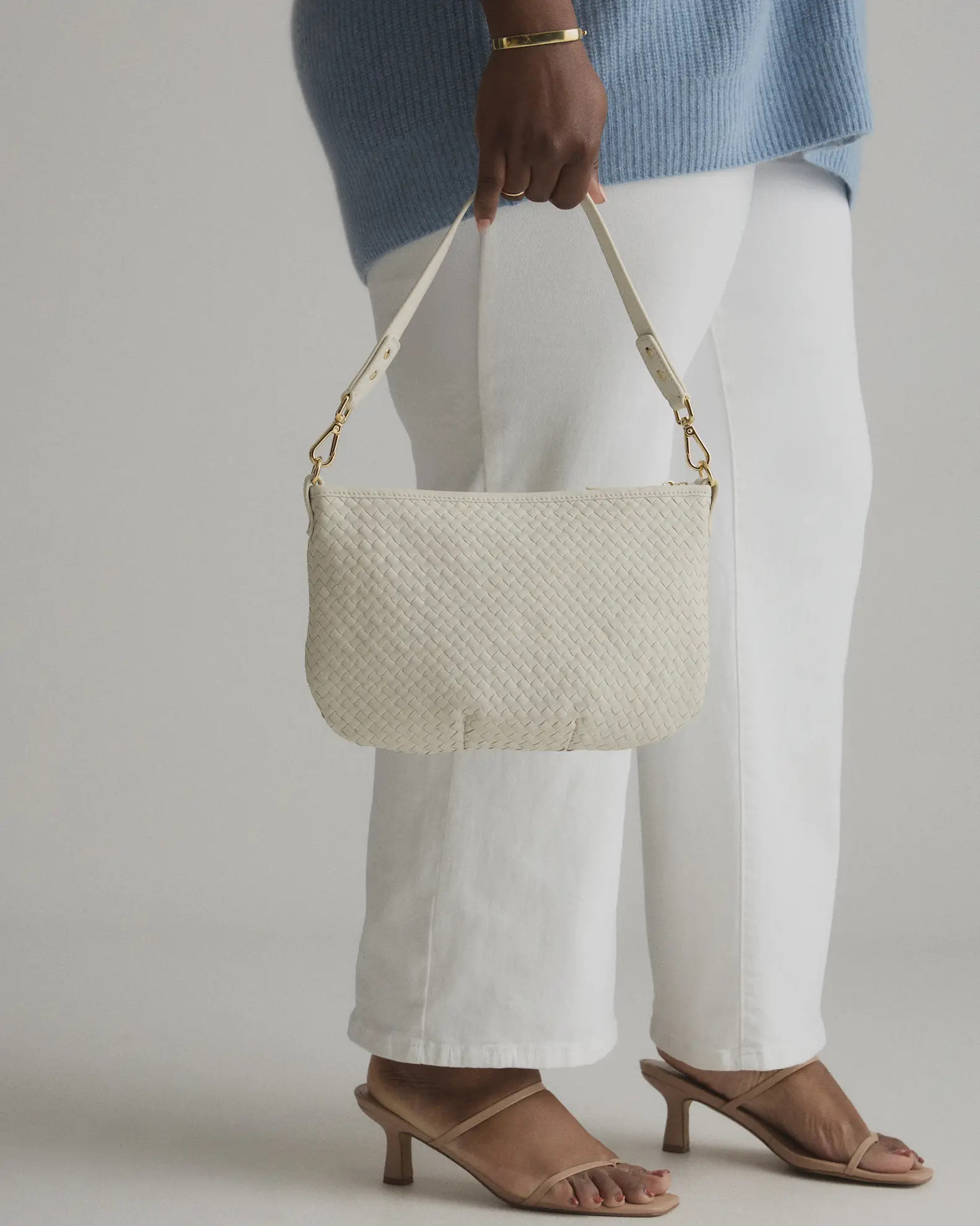 Italian Handwoven Leather Mini Shoulder Bag | Quince