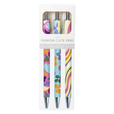 Fashion Click Pens 3-Count | Five Below