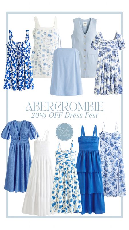 Abercrombie’s Dress Fest is LIVE! 20% off Summer’s Cutest Dresses, no code needed! #abercrombie #summerfashion #blue #summerdresses 

#LTKSaleAlert #LTKSeasonal #LTKFindsUnder100
