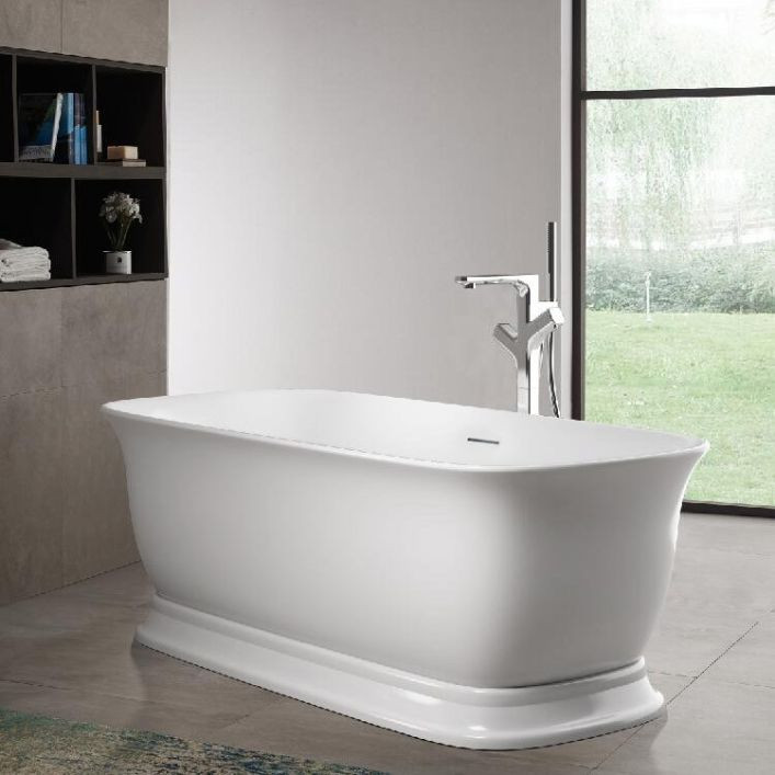Randolph Morris Royal Acrylic Double Ended Freestanding Bathtub - No Faucet Drillings | Vintage Tub & Bath