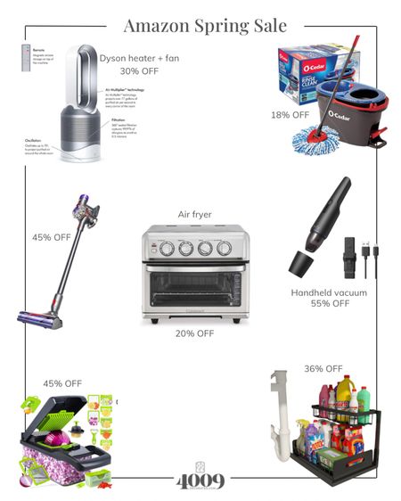 Amazon Big Spring sale is here! Grab these home items at great discounts and prices while they’re available. 
Dyson fan, Dyson stick vacuum, food chopper, under sink organizer, eufy handheld vacuum, spin mop, air fryer

#LTKfindsunder50 #LTKhome #LTKsalealert