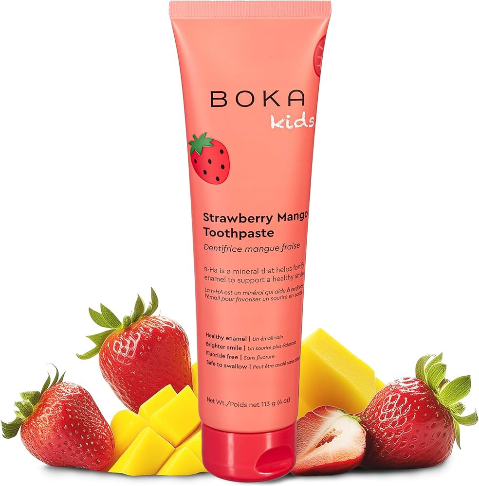 Boka Fluoride Free Toothpaste- Nano Hydroxyapatite, Remineralizing, Sensitive Teeth, Whitening- D... | Amazon (US)