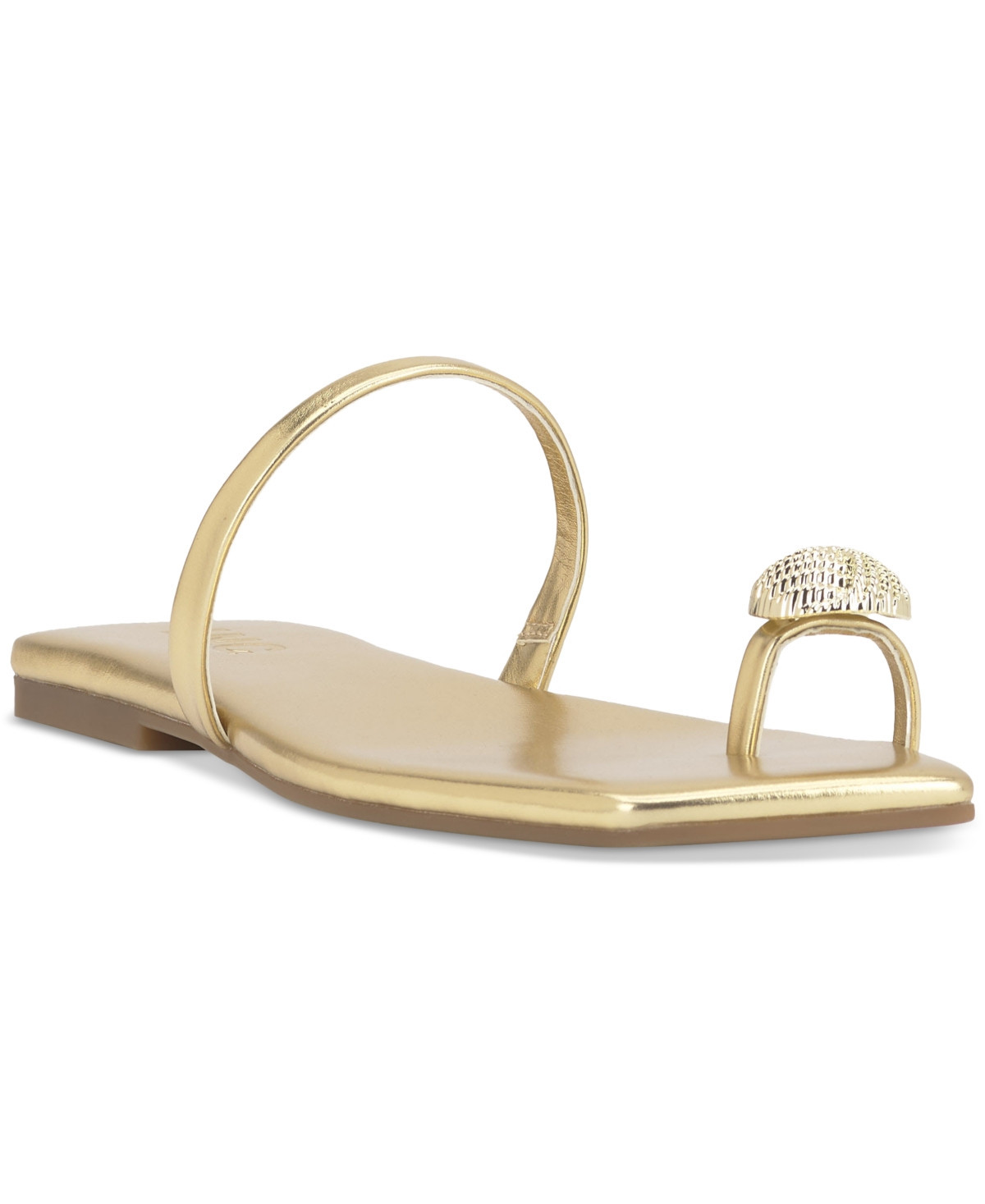 I.n.c. International Concepts Women's Yitta Embellished Flat Sandals, Exclusively at Macy's - Gold | Macy's