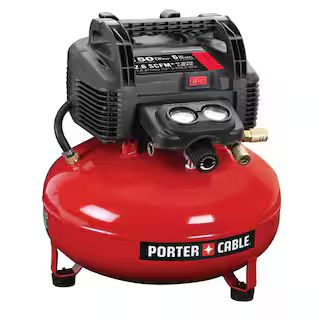Porter-Cable 6 Gal. 150 PSI Portable Electric Pancake Air Compressor C2002 | The Home Depot