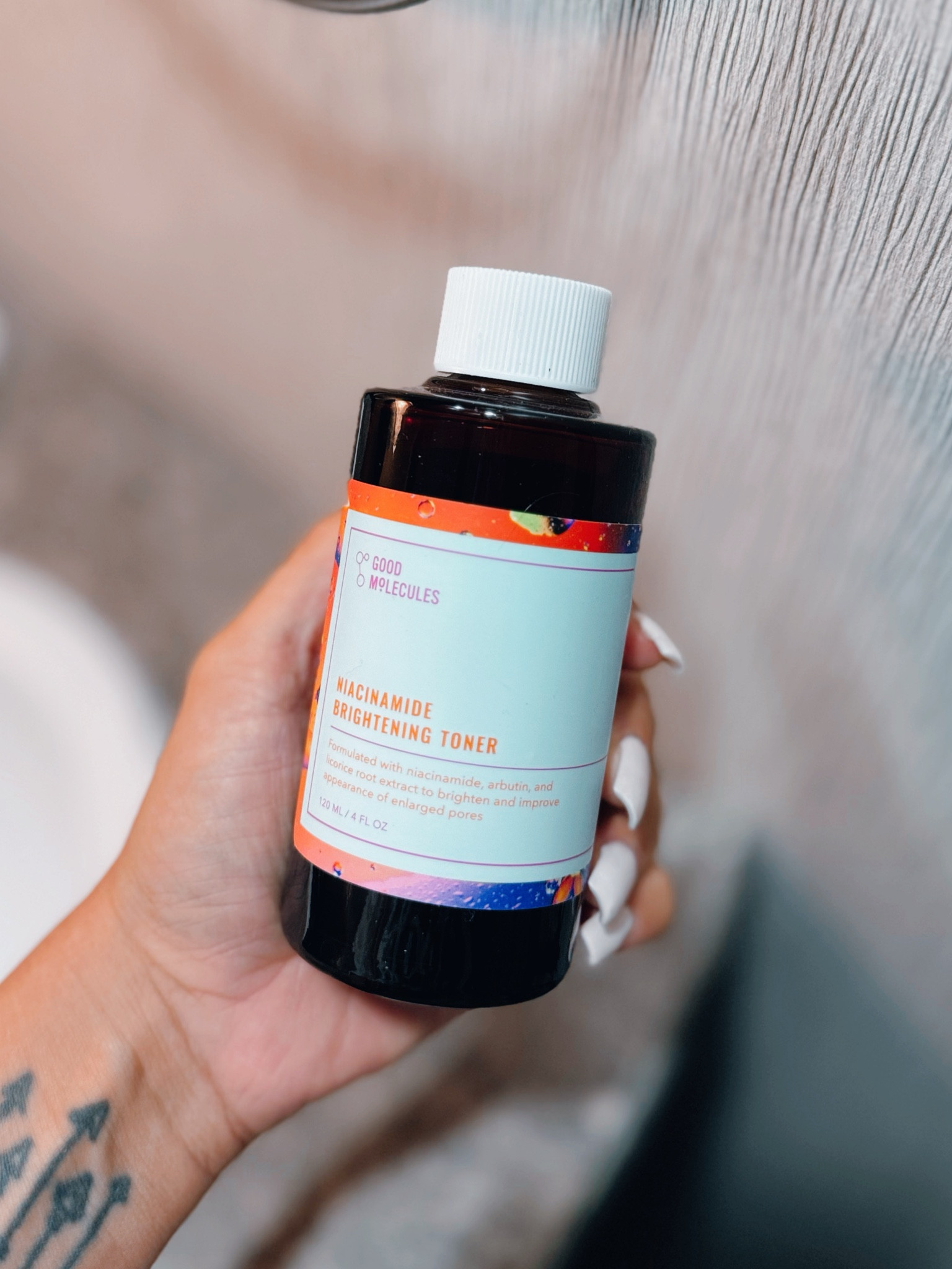 Good Molecules Brightening Toner 
Morning/Night 
#LTKskincare 
#skincare 
