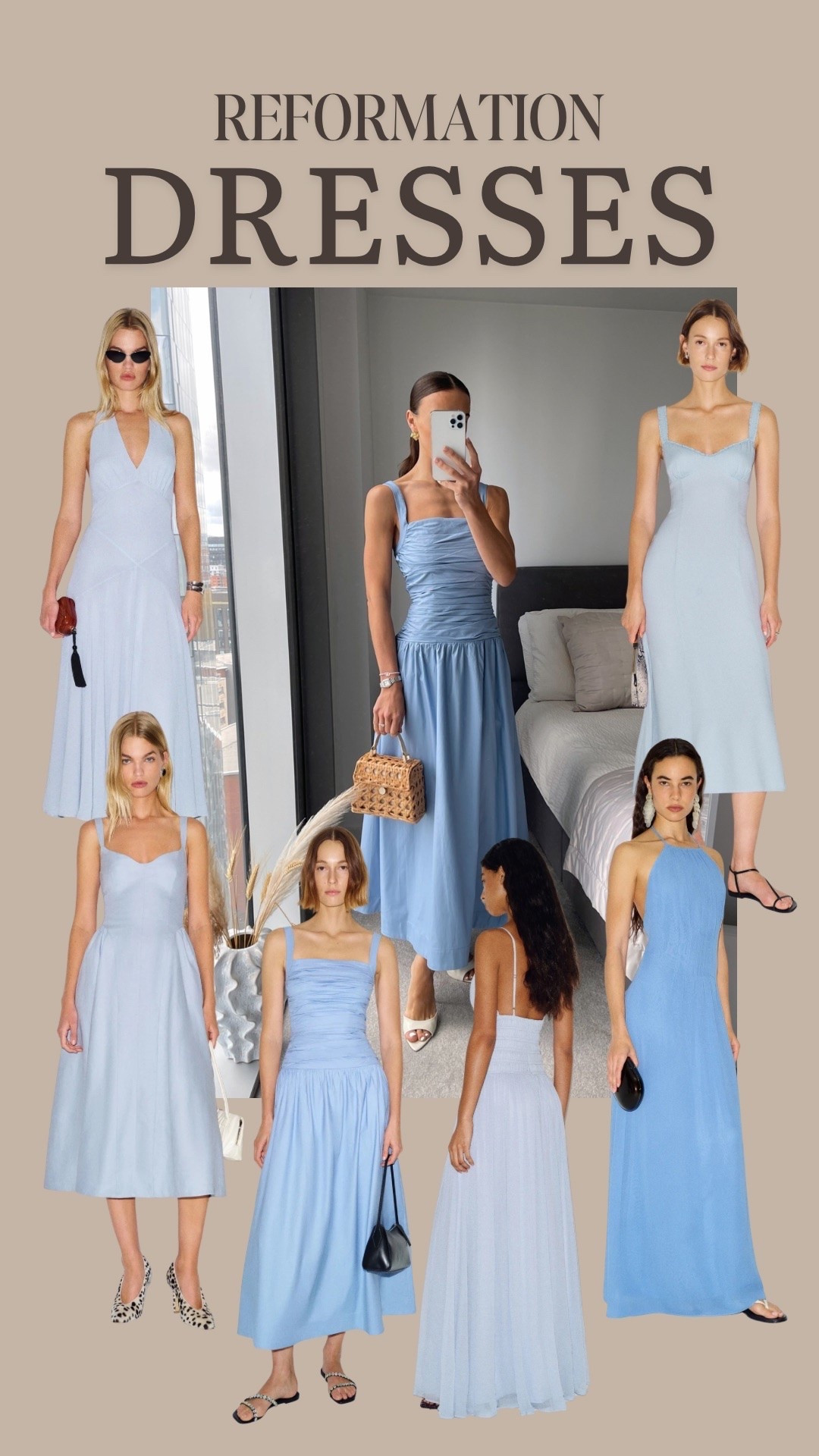 Reformation Blue Dresses 🤍

#LTKspring #LTKsummer #LTKdresses
