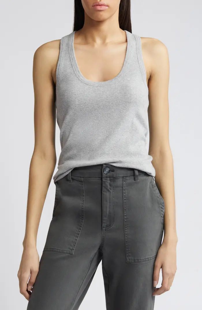 Low Scoop Cotton Blend Tank | Nordstrom