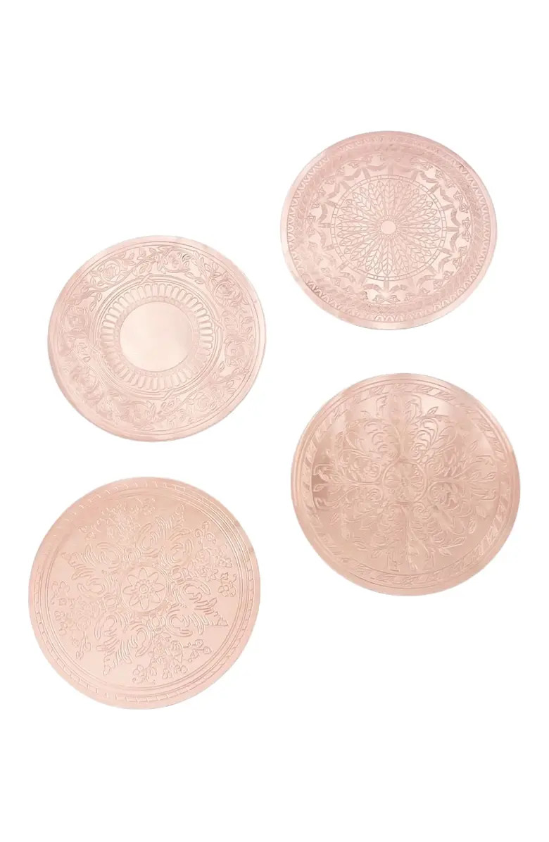 Vintage Inspired Copper Coasters Set | Nordstrom