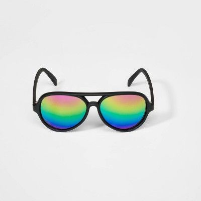 Boys' Aviator Sunglass - Cat & Jack™ Black | Target