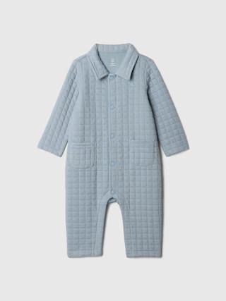 Baby Quilted Jacquard One-Piece | Gap (US)