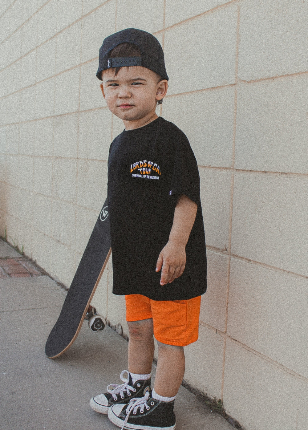 Everyday Shorts - Orange 18-24M | Little Trouble