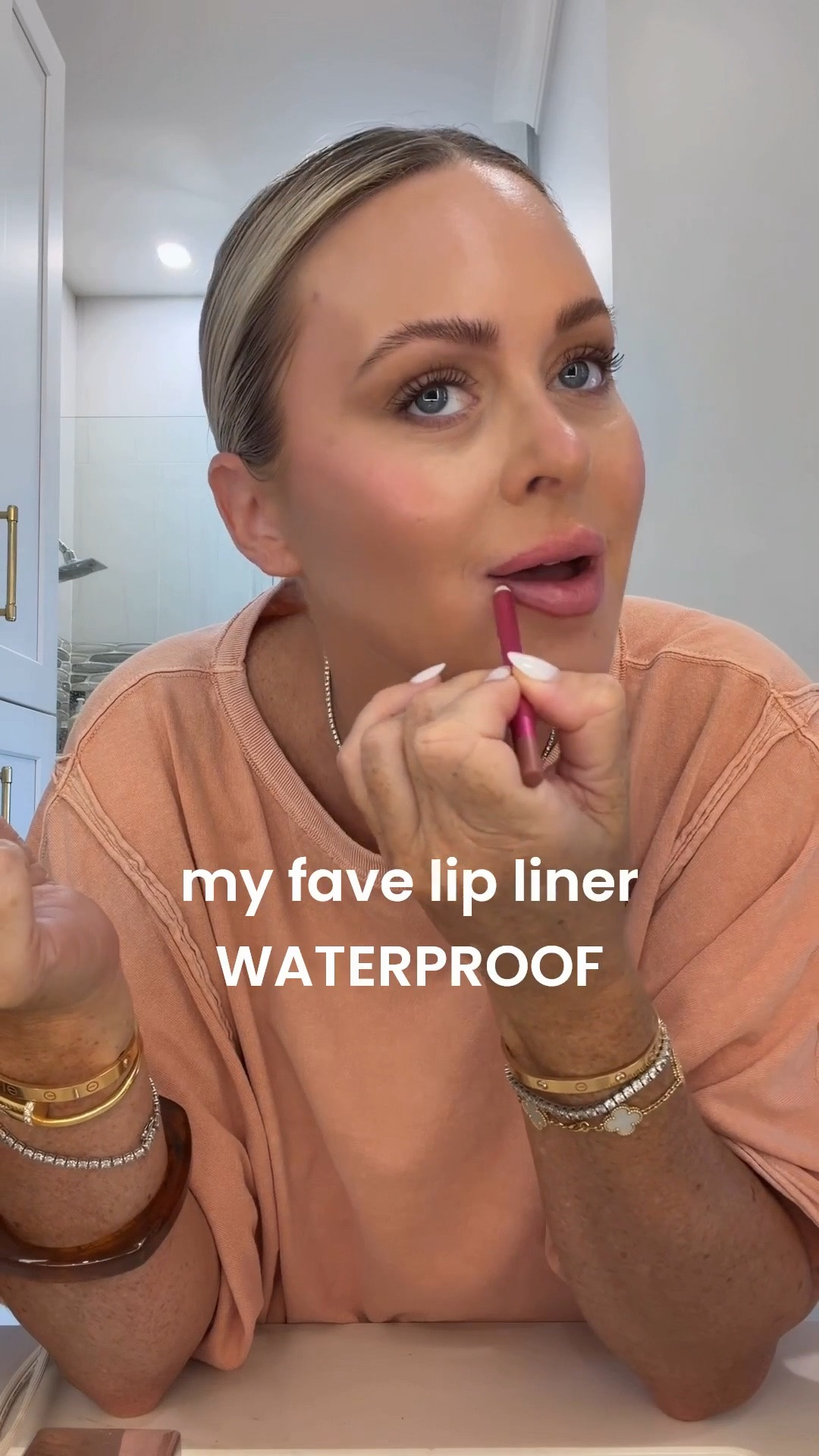 I’m officially obsessed with this lip liner. 🤎✨ My girlfriend literally asked me last night how it was still on my lips. 😂💋💄

I wear shades 1 & 2, but there are 4 gorgeous shades to choose from. It’s called Lip Lock for a reason. It’s waterproof, stays put, and is hands down my favorite. And it’s finally at Sephora! 🙌

lip liner • waterproof makeup • long lasting lip liner • Sephora • beauty favorite • makeup must have • everyday makeup • neutral lip • lip combo

#LTKBeauty #LTKgrwm