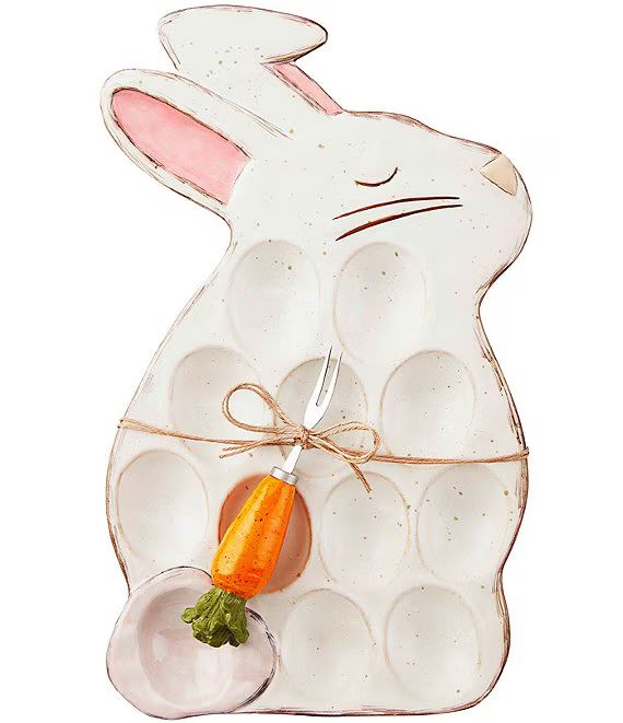 Easter Bunny Deviled Egg Tray Set | Dillard's