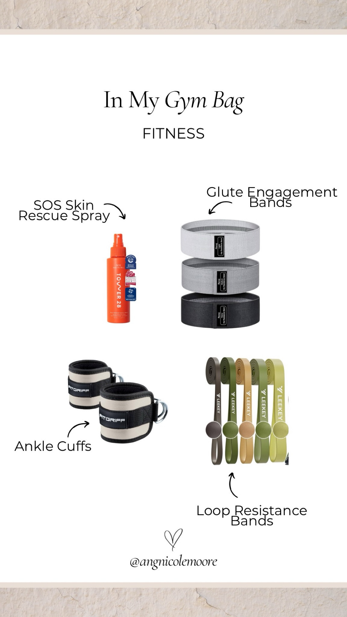 Gym bag favs for an effective & efficient workout 

#LTKFindsUnder50 #LTKActive