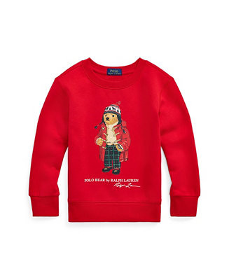 Polo Ralph Lauren Toddler and Little Boys Polo Bear Fleece Sweatshirt - Macy's | Macy's