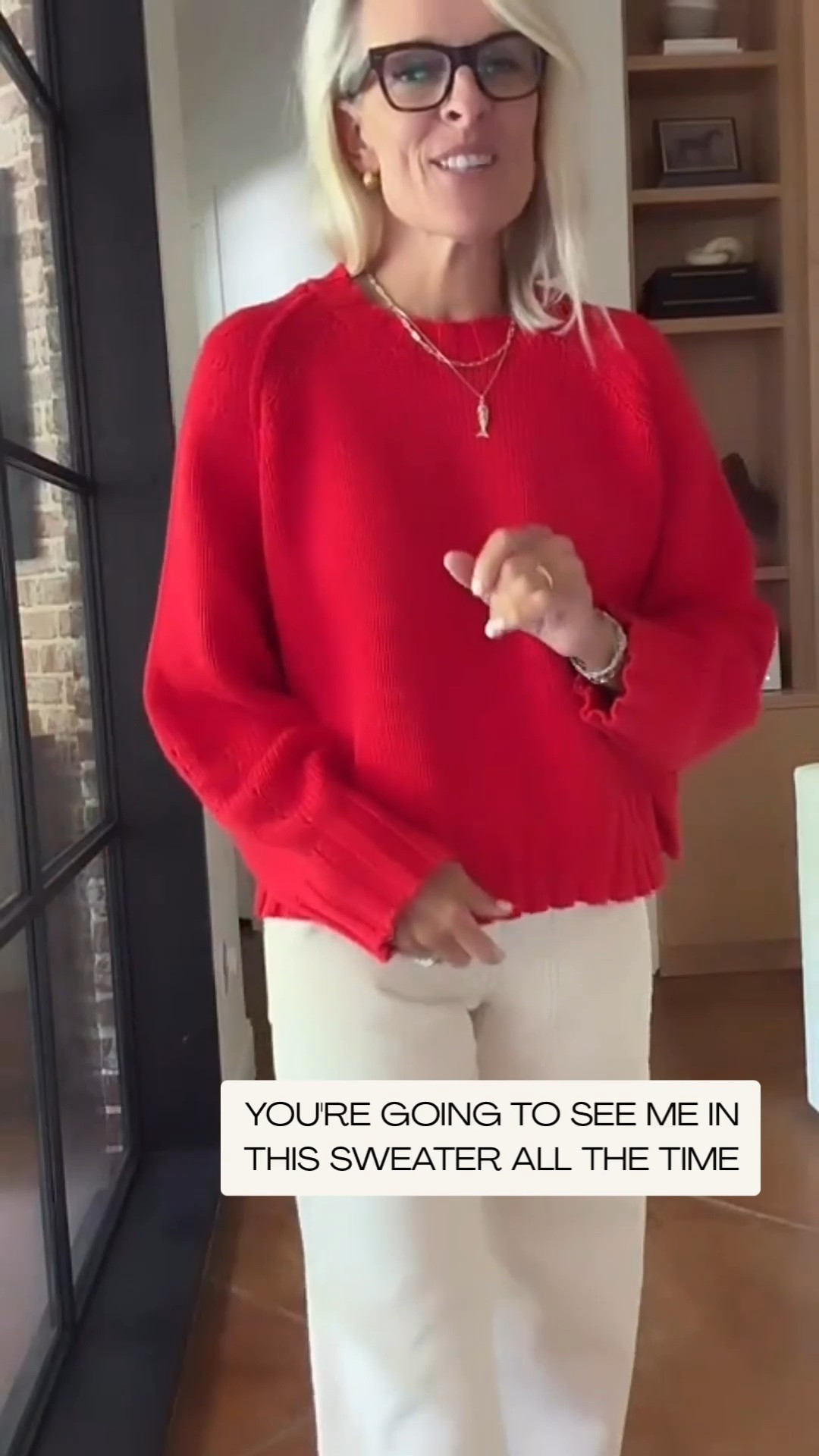 This is quickly becoming one of my most-worn sweaters! I love the relaxed fit and all the thoughtful details, from the subtle stitching and exposed seams to the side slits. It’s 100% cotton, substantial but still breathable, and so easy to wear with jeans all season long.

💡 LTK MADE EASY
❤️ Heart = Support my posts!
🔖 Save = Get sale & restock alerts
📋 Lists = Keep favorites organized
📲 Share = Send lists and products to a friend. Hello, Christmas List!
💬 Comment = Ask me anything about what I’m wearing. :-)

#LTKootd #LTKSeasonal #LTKOver40